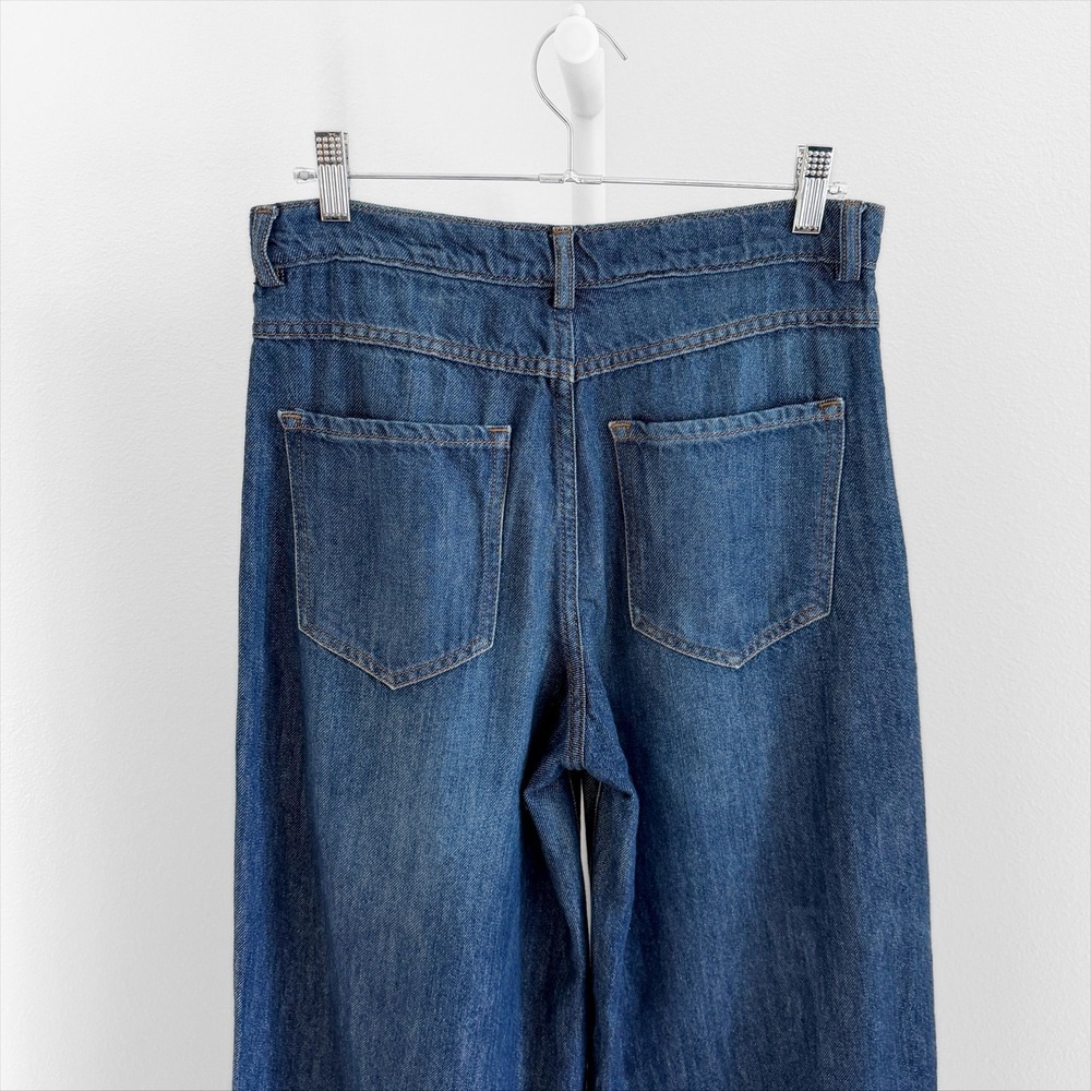 Banana Republic Size 4/27 Jeans Wide Leg Denim - Picture 4 of 6